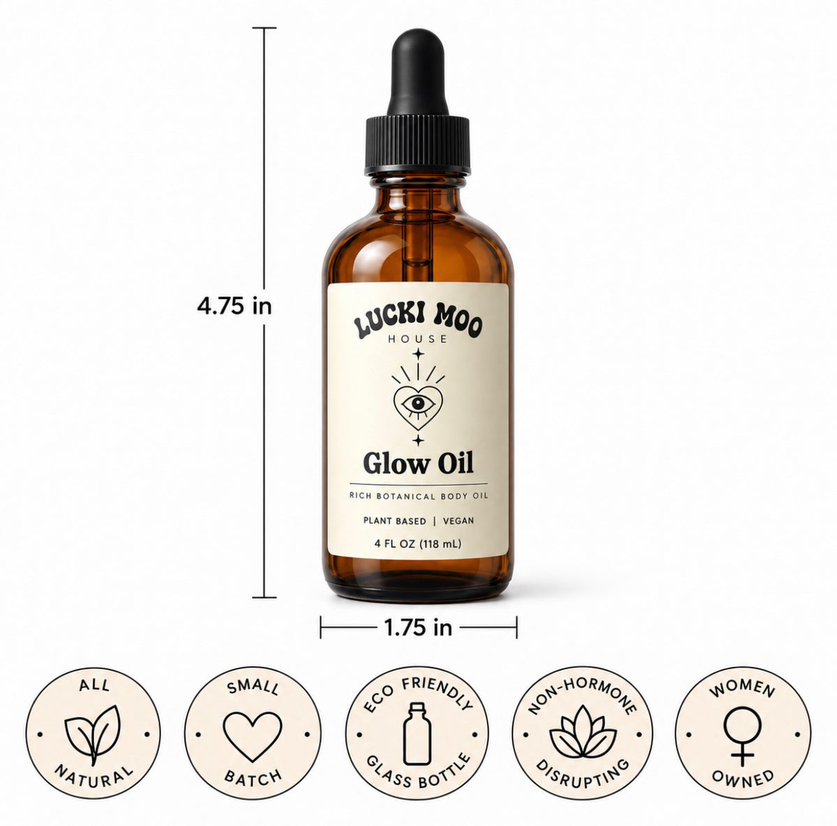 Lucki Moo Glow Oil